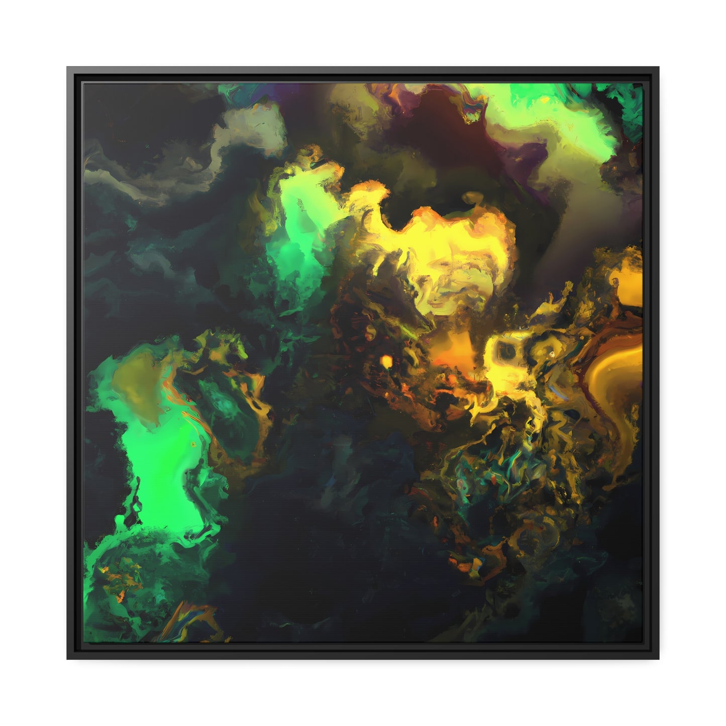 Quantum Euphoria 4 - on Framed Canvas