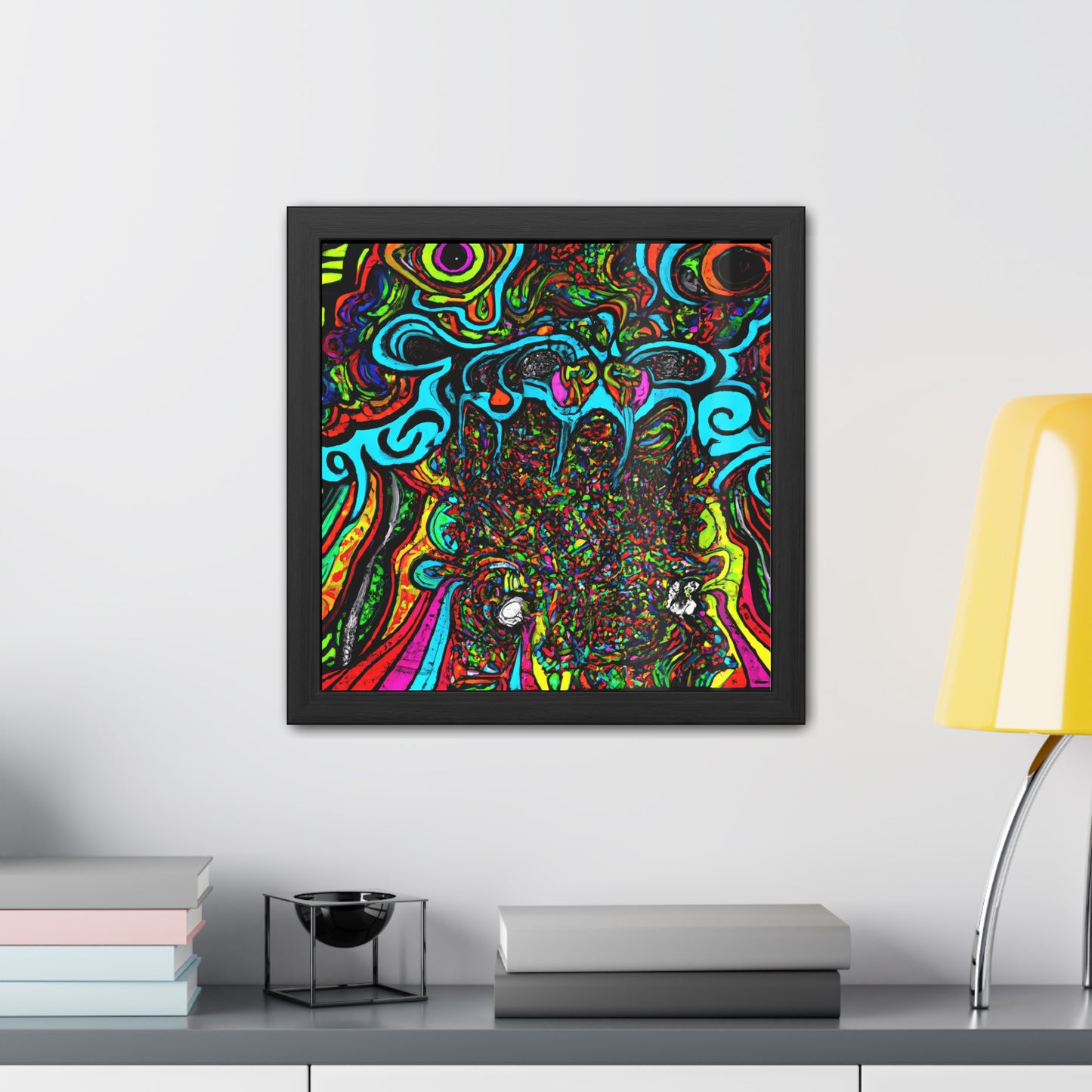 Fabstract 65 - on Framed Print