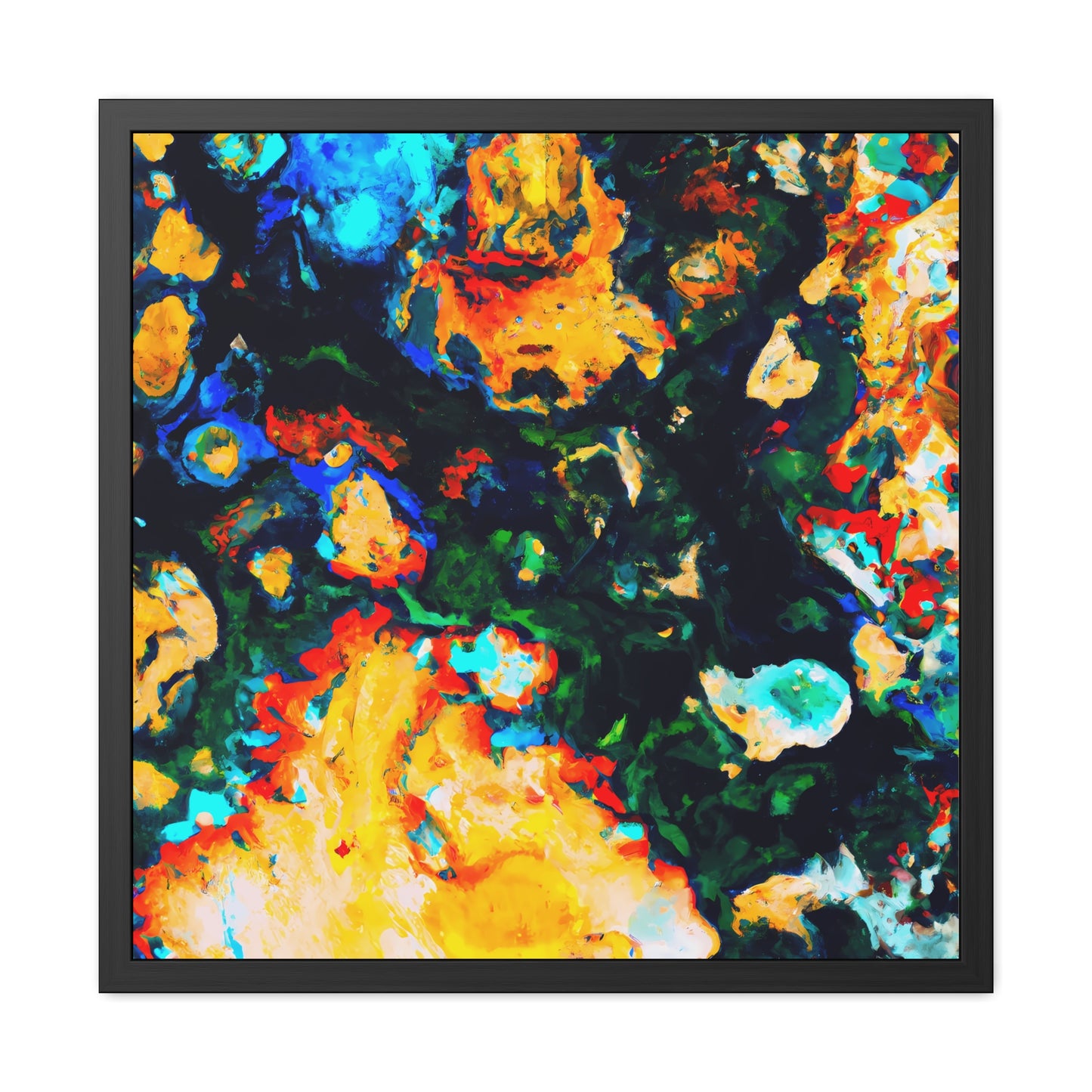 Fabstract 89 - on Framed Print