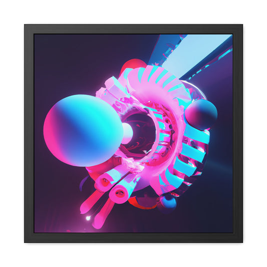 Temporal Flux 5 - on Framed Print