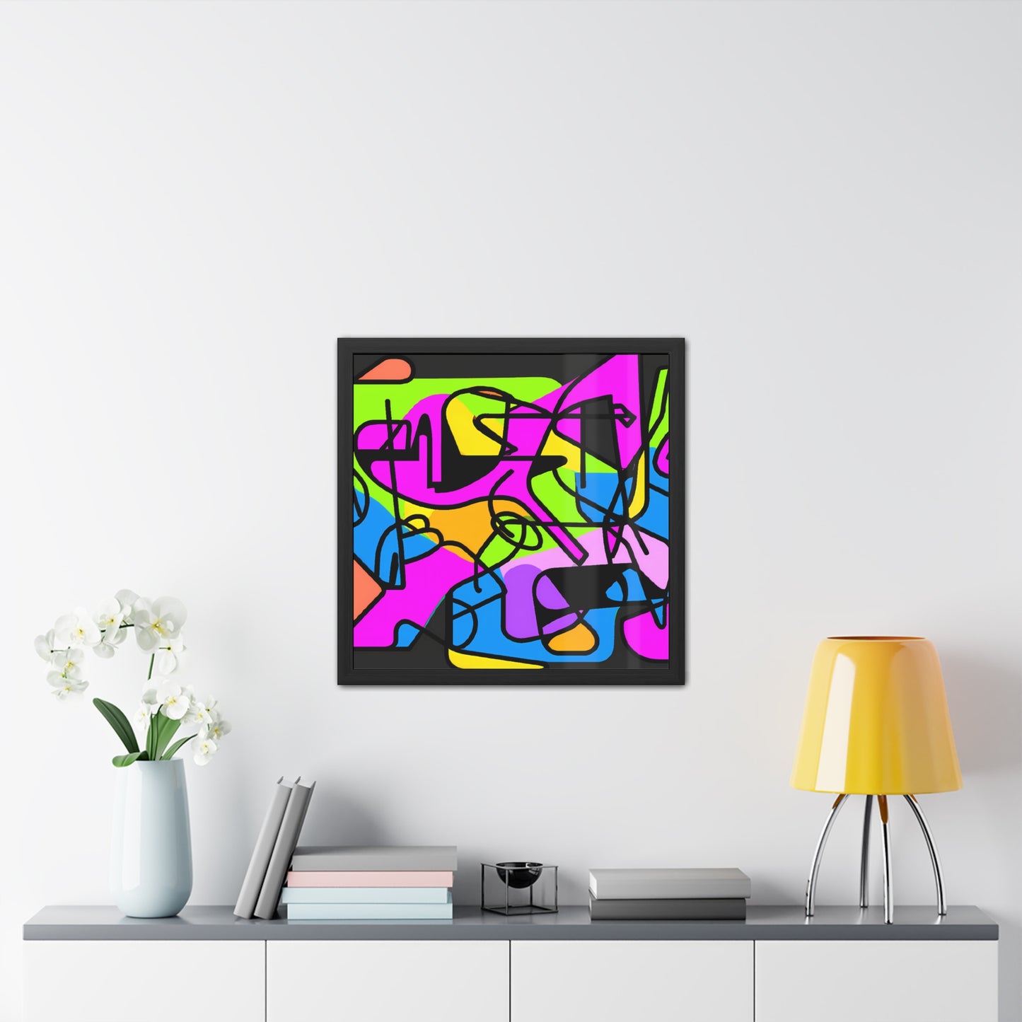 Fabstract 3 - on Framed Print