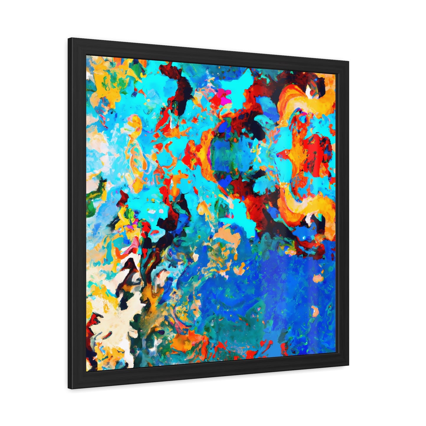 Fabstract 83 - on Framed Print