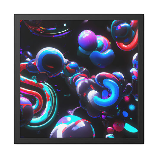 Temporal Flux 19 - on Framed Print