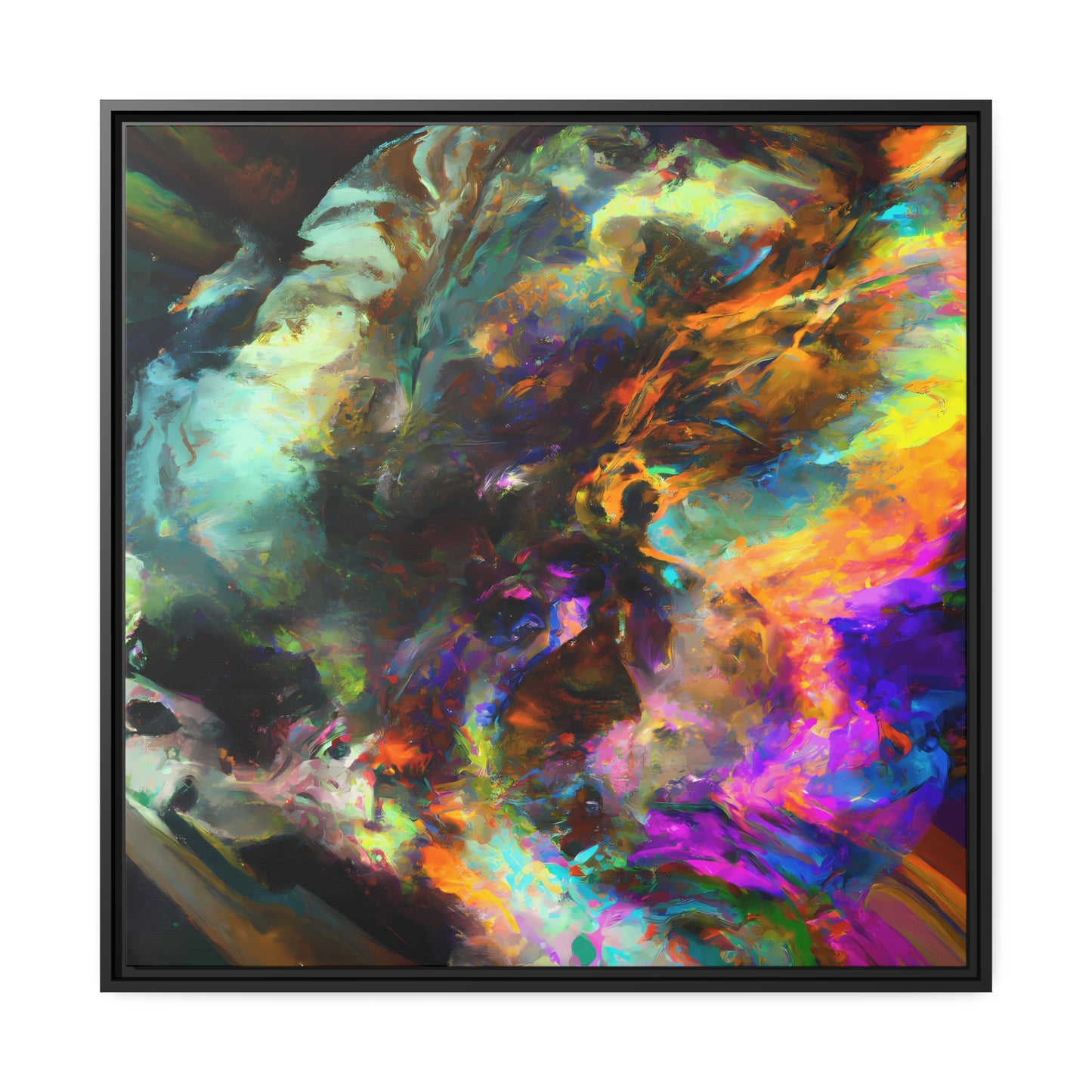 Quantum Euphoria 6 - on Framed Canvas