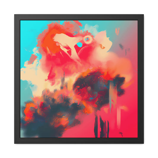 Fabstract 48 - on Framed Print