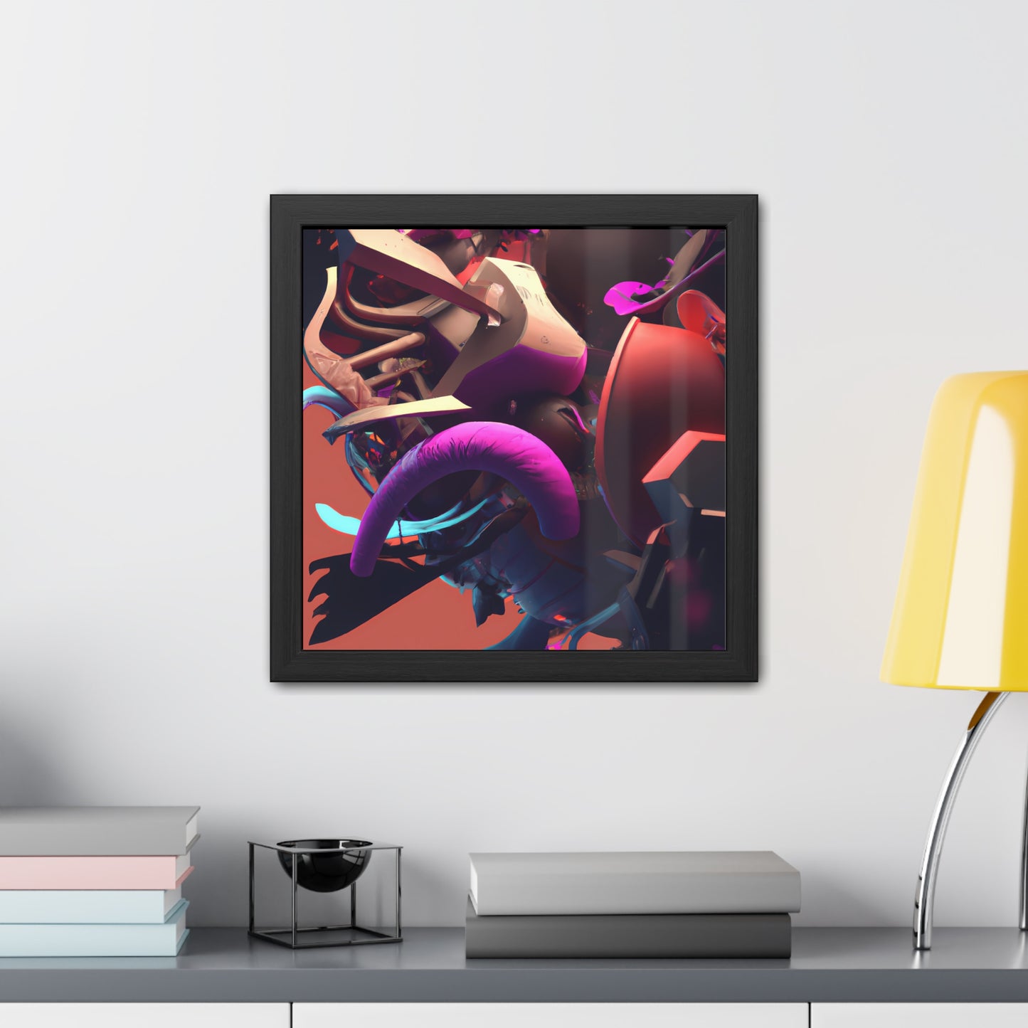 Temporal Flux 13 - on Framed Print