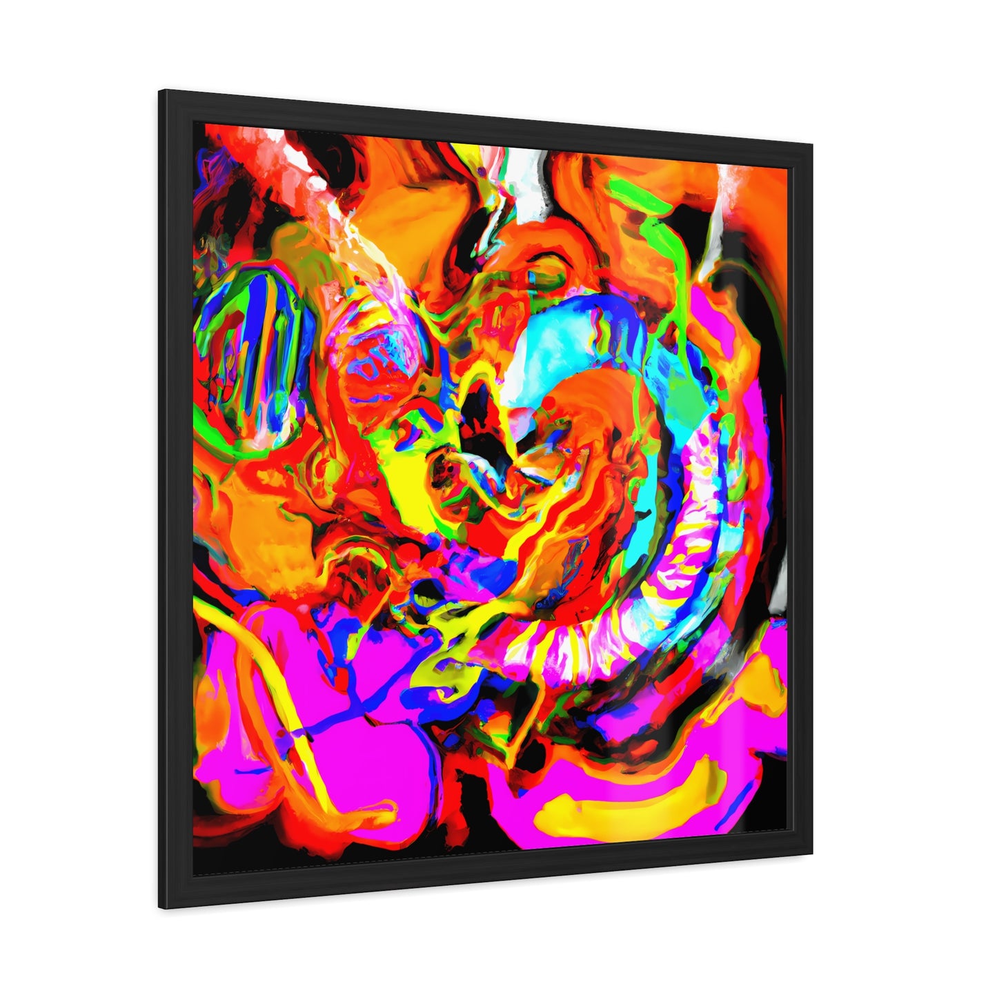 Fabstract 40 - on Framed Print