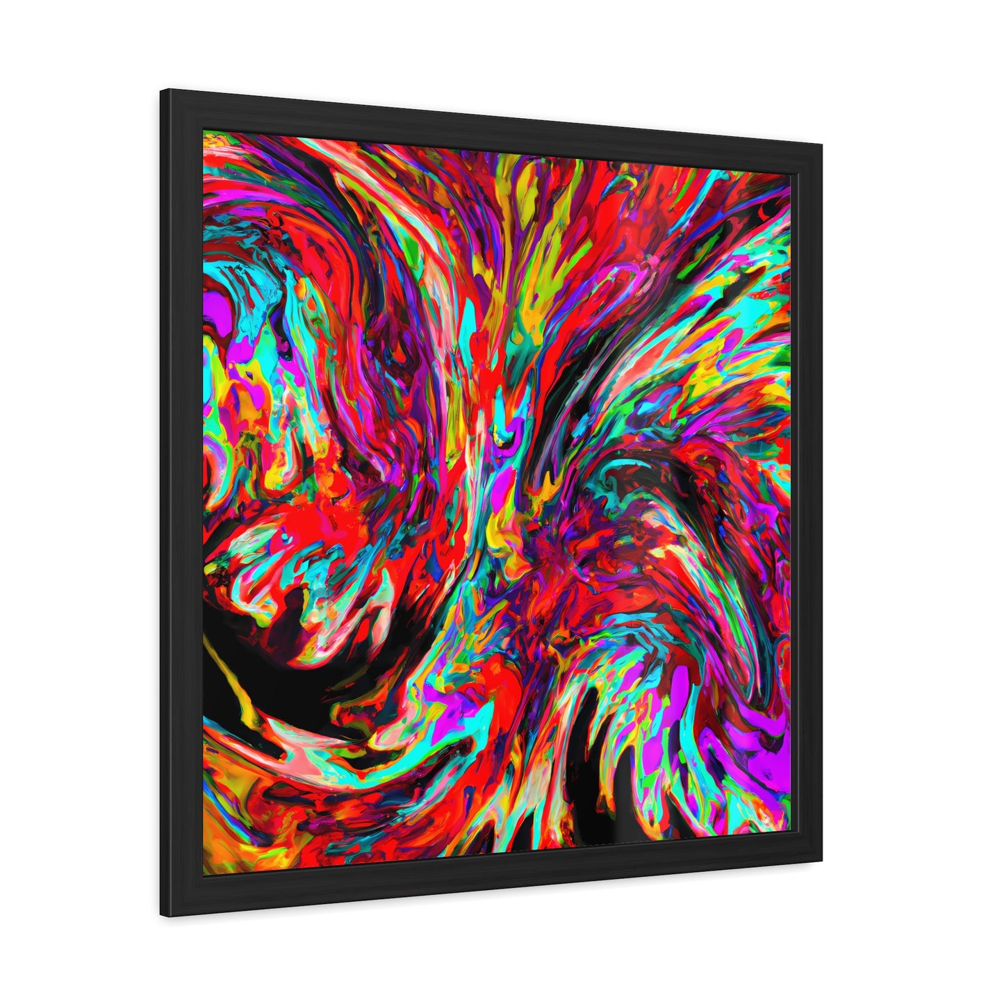 Fabstract 114 - on Framed Print