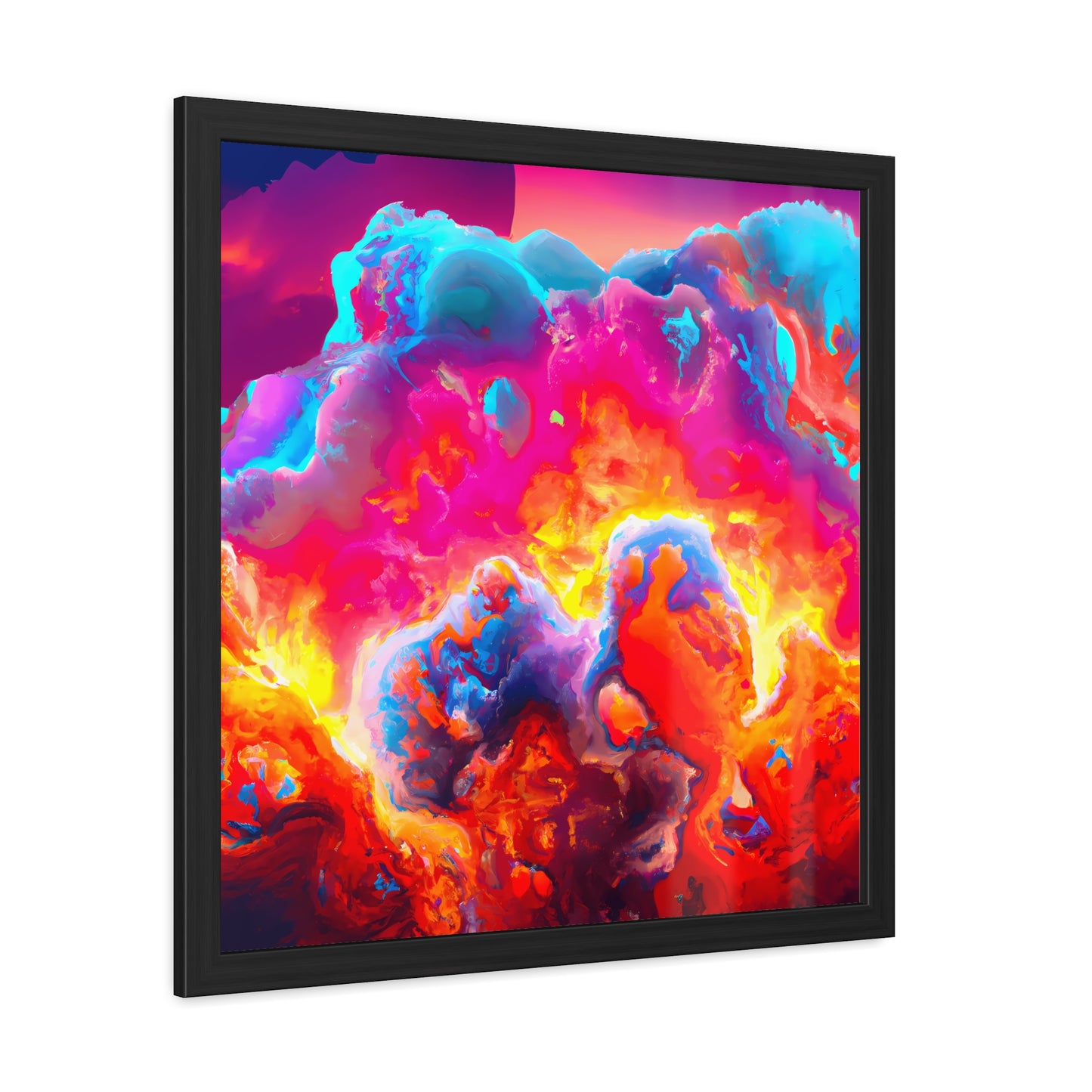 Fabstract 63 - on Framed Print