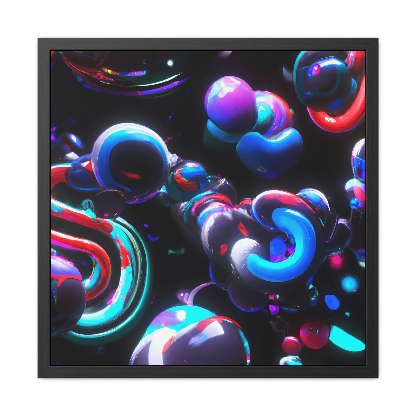 Temporal Flux 19 - on Framed Print