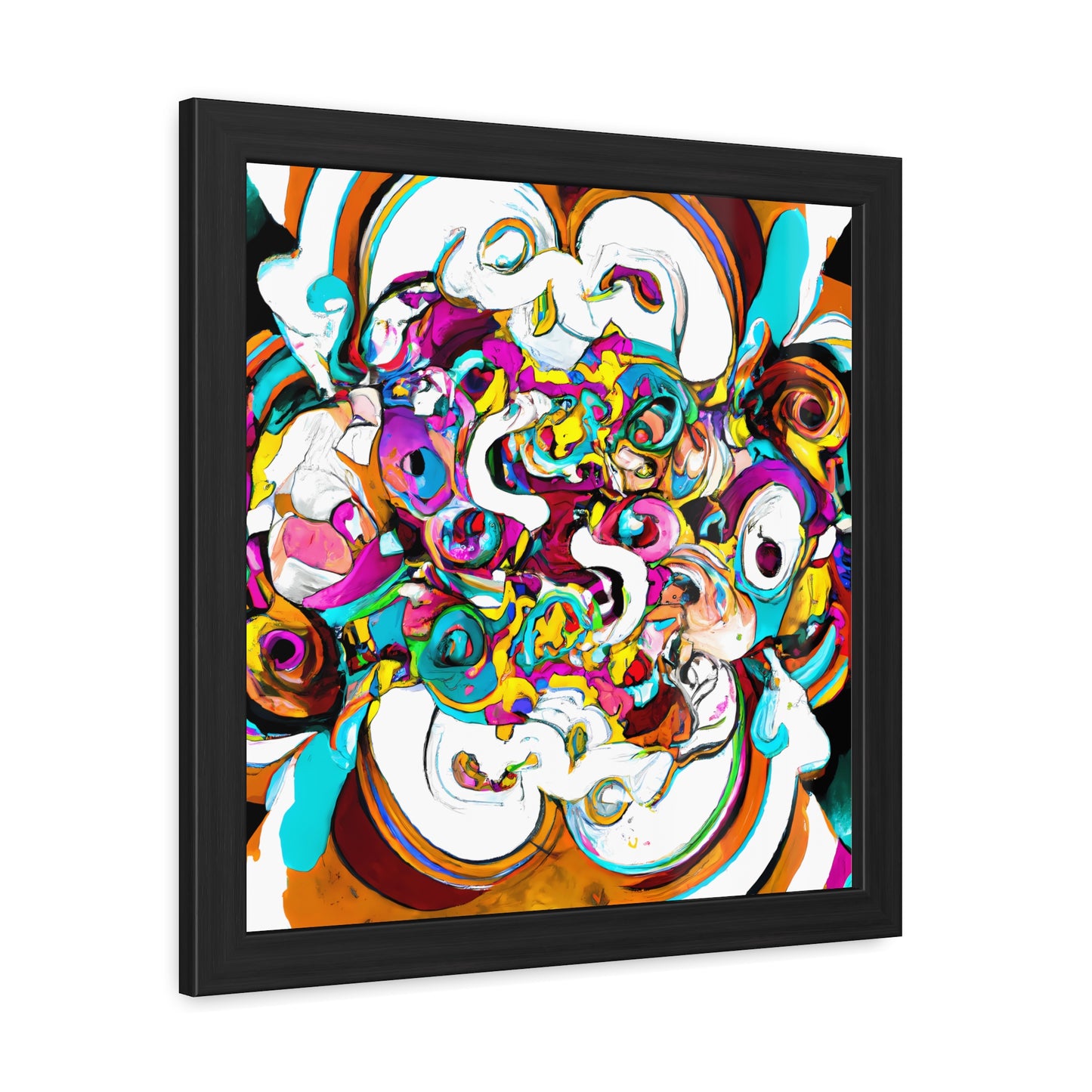 Fabstract 72 - on Framed Print