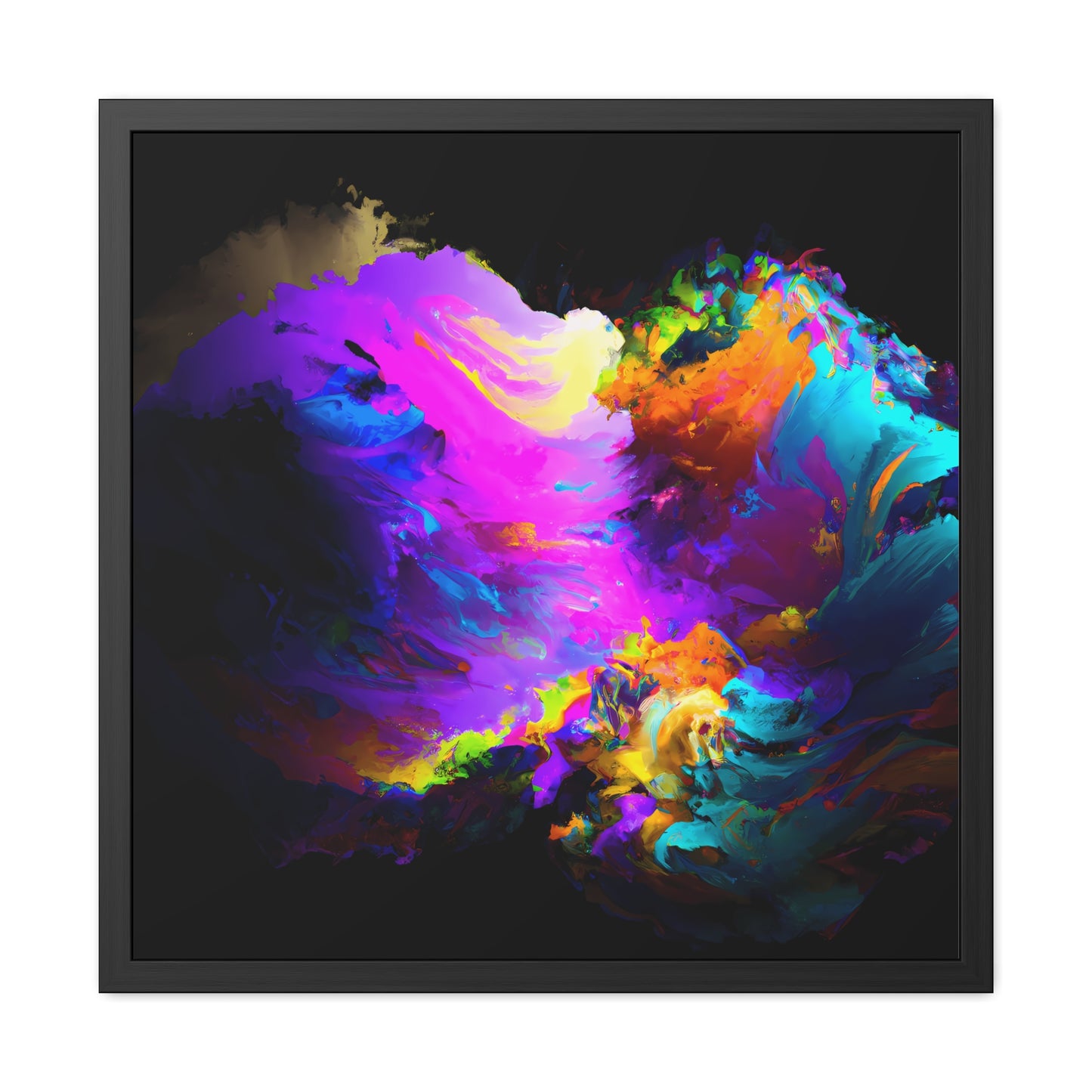 Fabstract 18 - on Framed Print