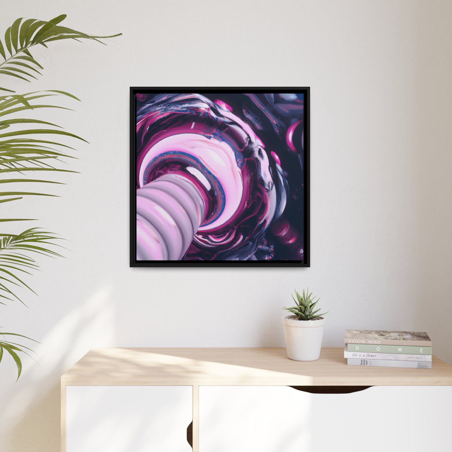 Temporal Flux 15 - on Framed Canvas