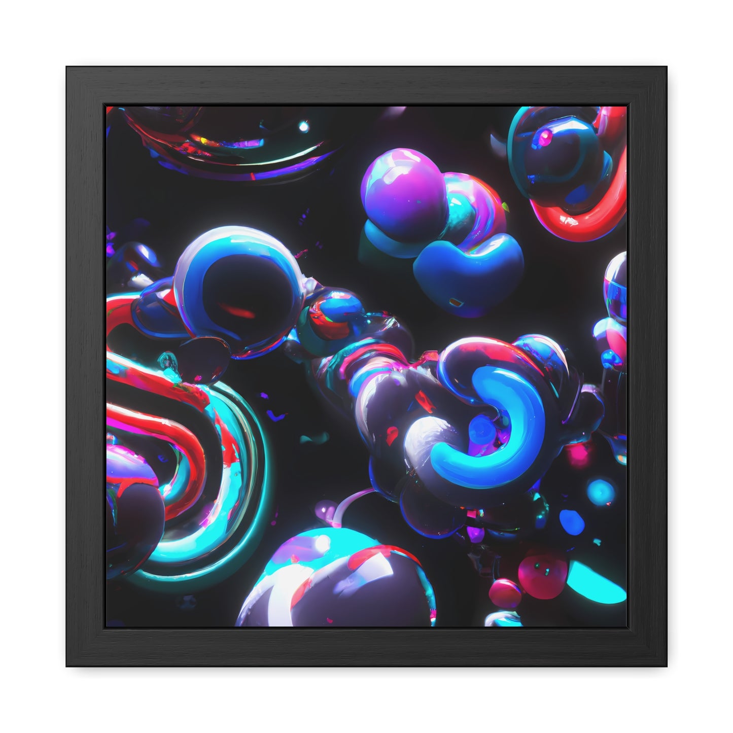 Temporal Flux 19 - on Framed Print