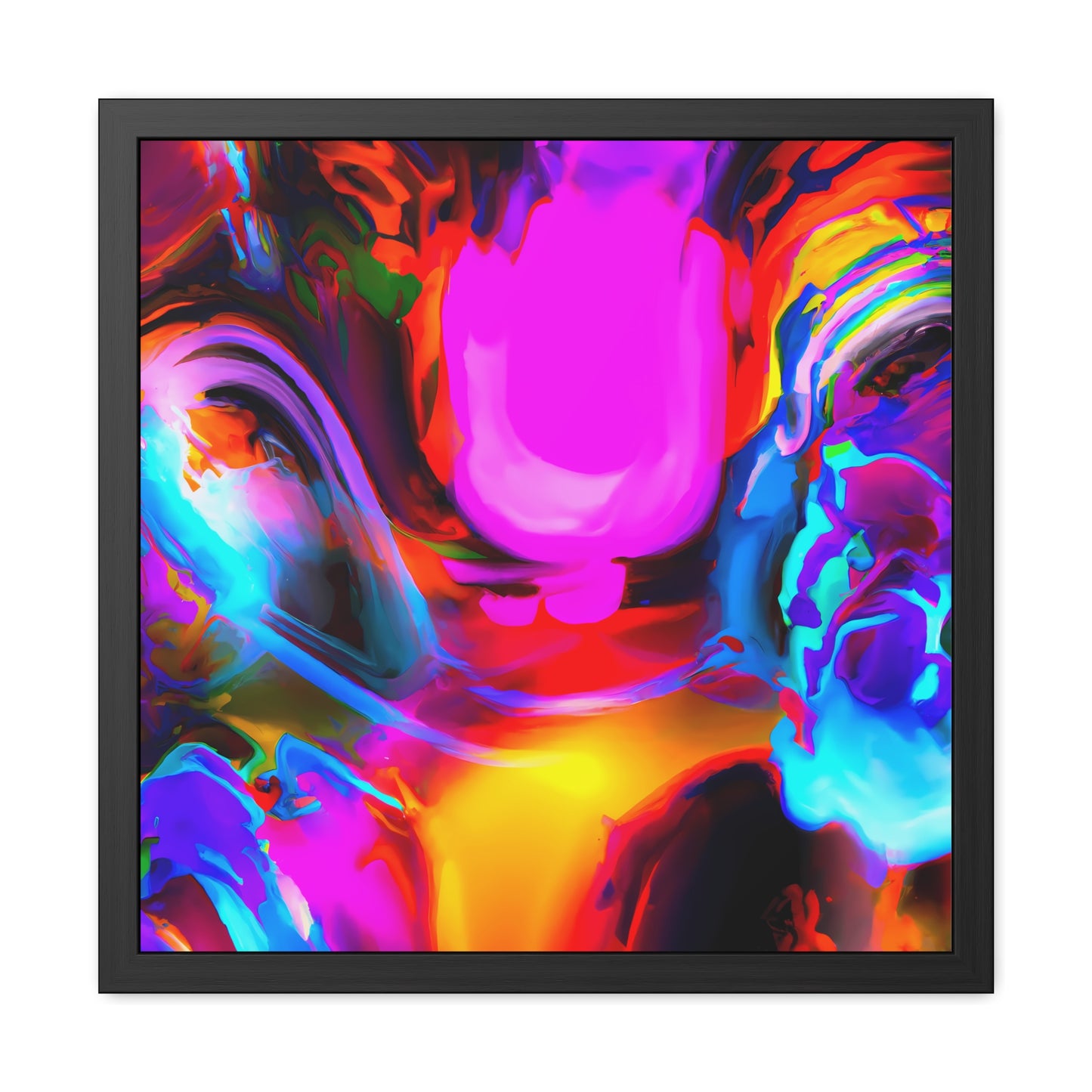 Fabstract 46 - on Framed Print