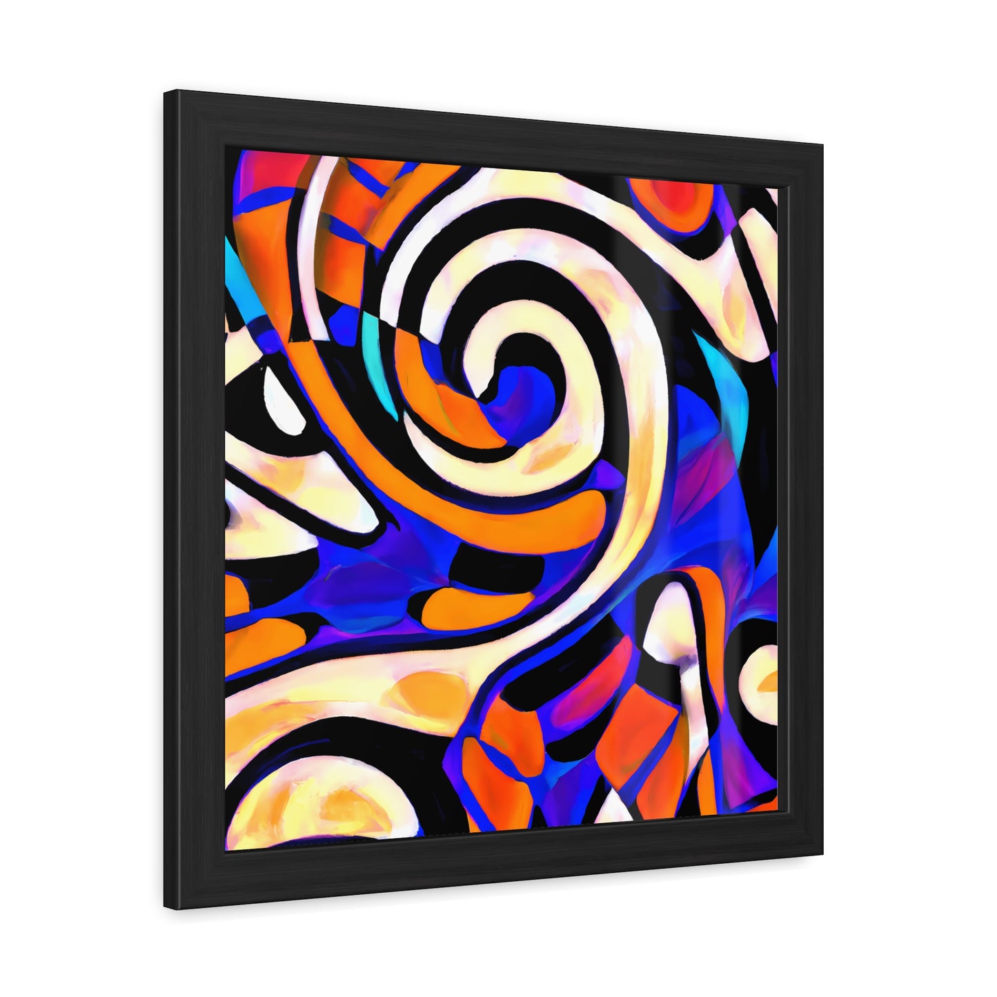 Fabstract 21 - on Framed Print