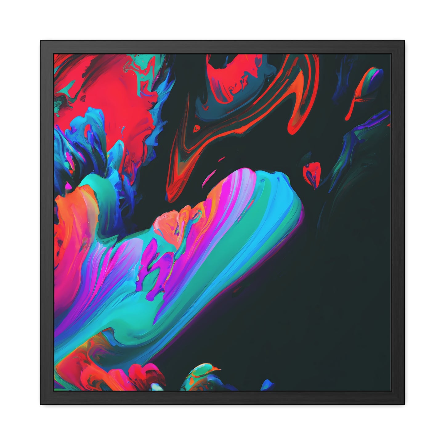 Fabstract 49 - on Framed Print