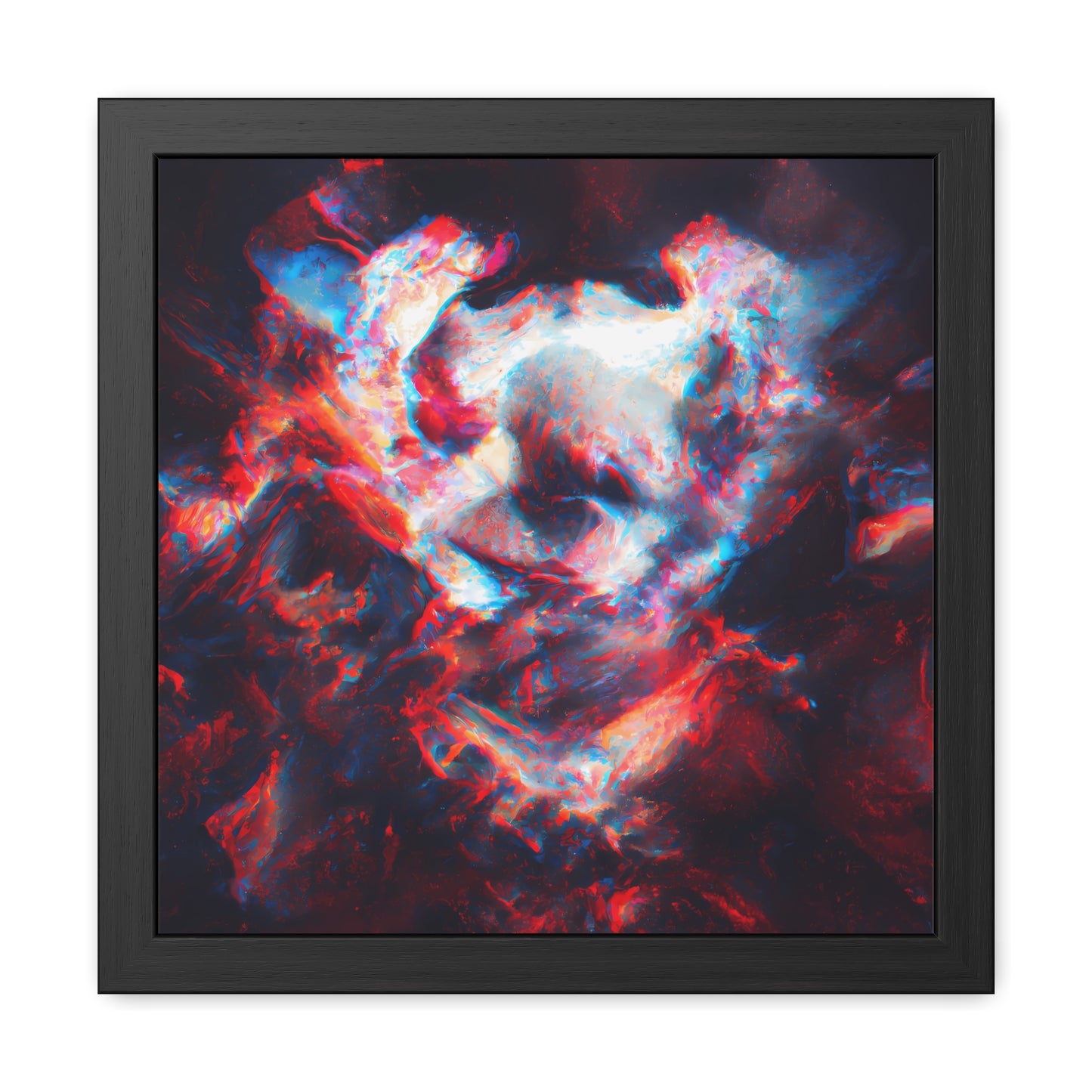 Fabstract 102 - on Framed Print