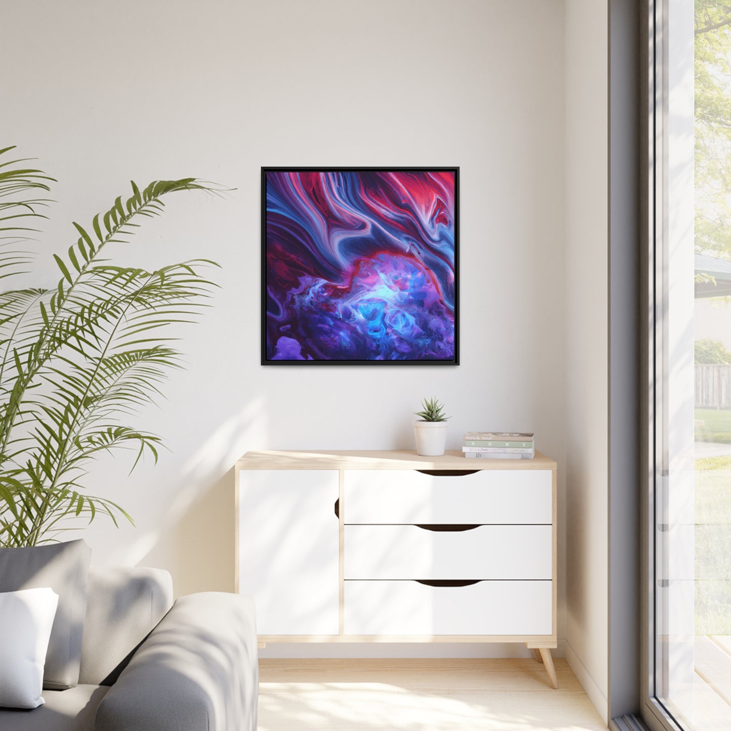 Quantum Euphoria 2 - on Framed Canvas