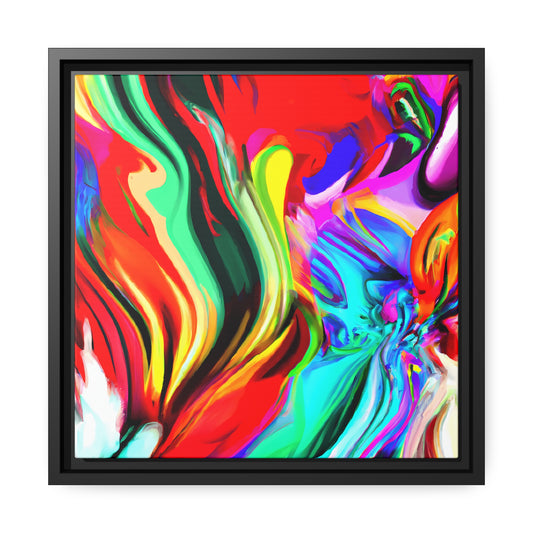 Fabstract 50 - on Framed Canvas