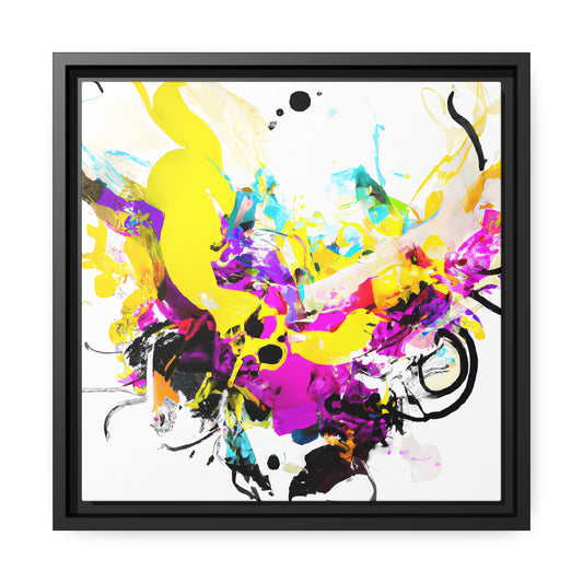 Fabstract 44 - on Framed Canvas