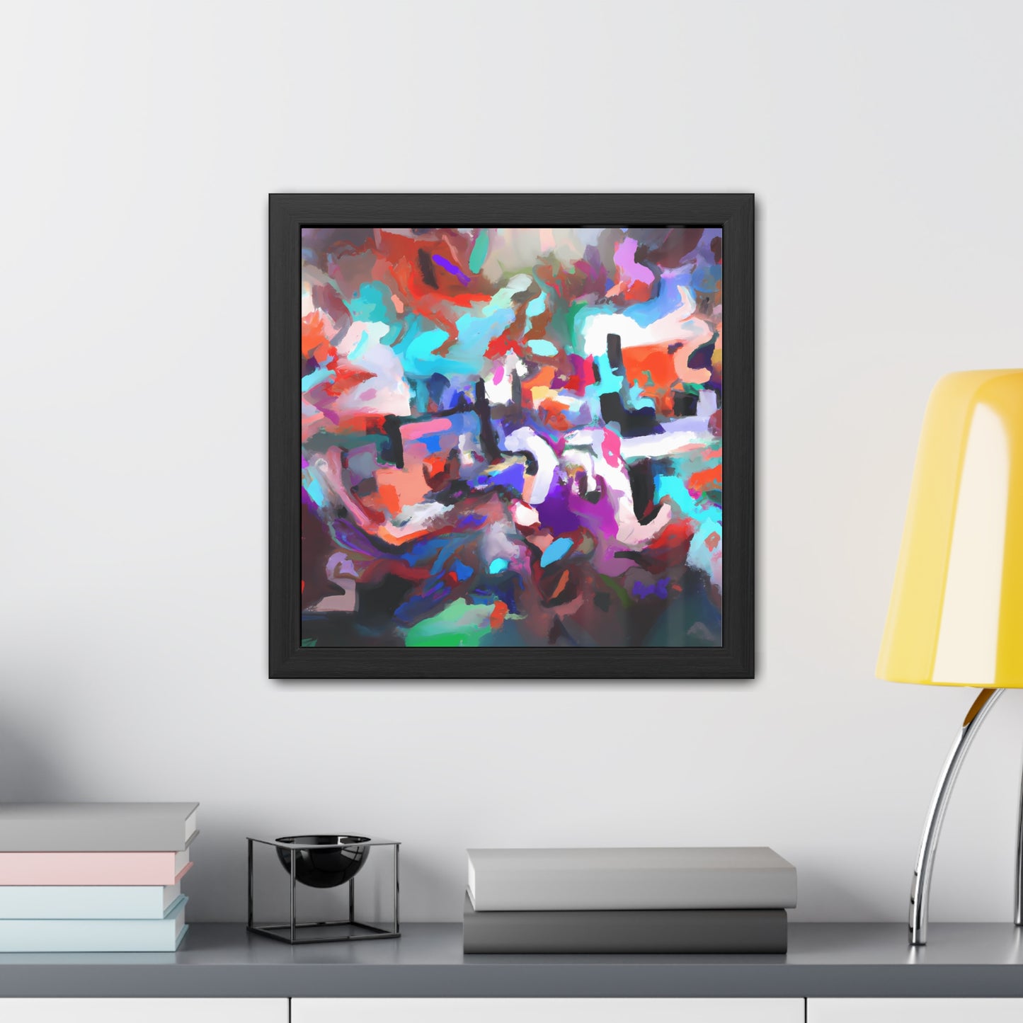 Fabstract 75 - on Framed Print