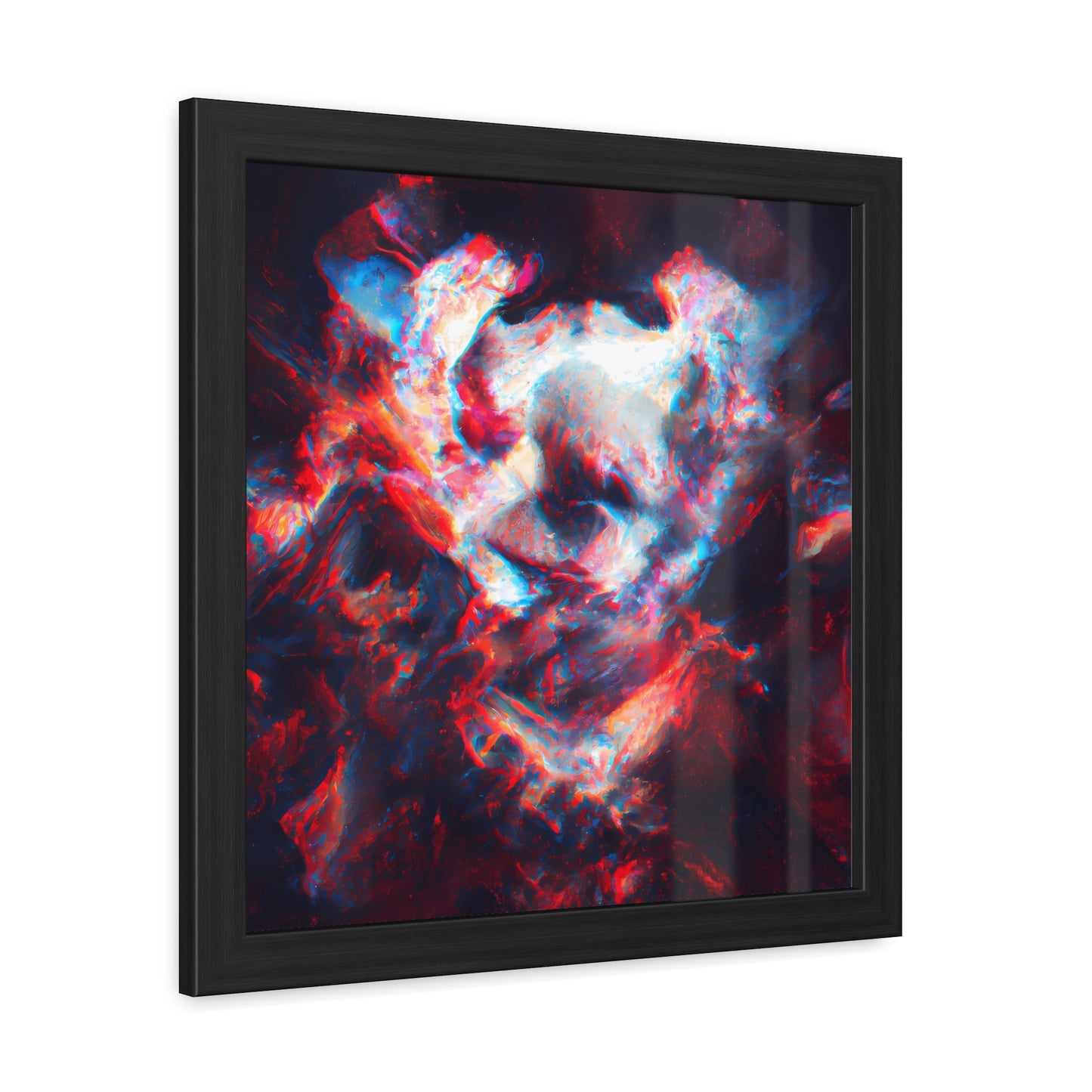 Fabstract 102 - on Framed Print