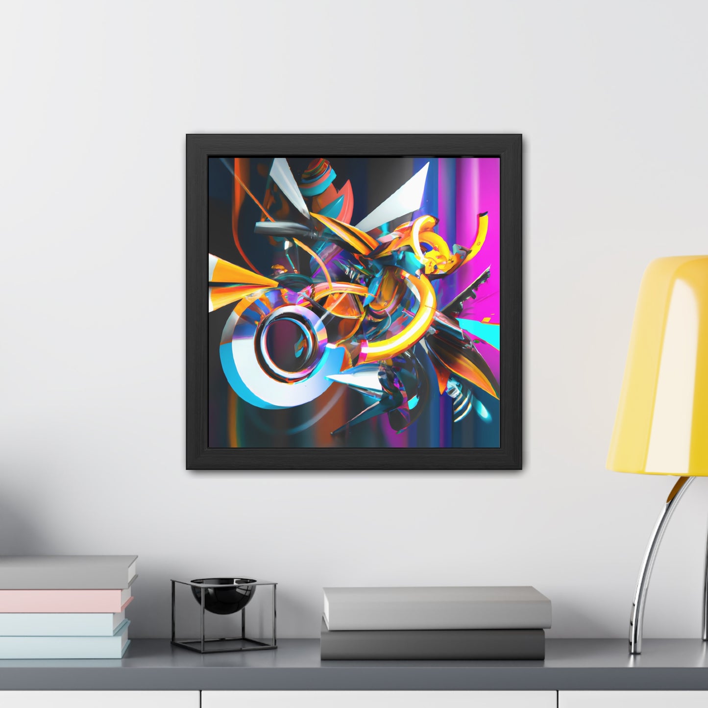 Temporal Flux 20 - on Framed Print