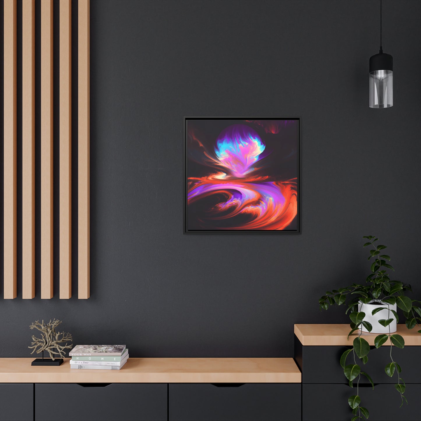 Quantum Euphoria 13 - on Framed Canvas