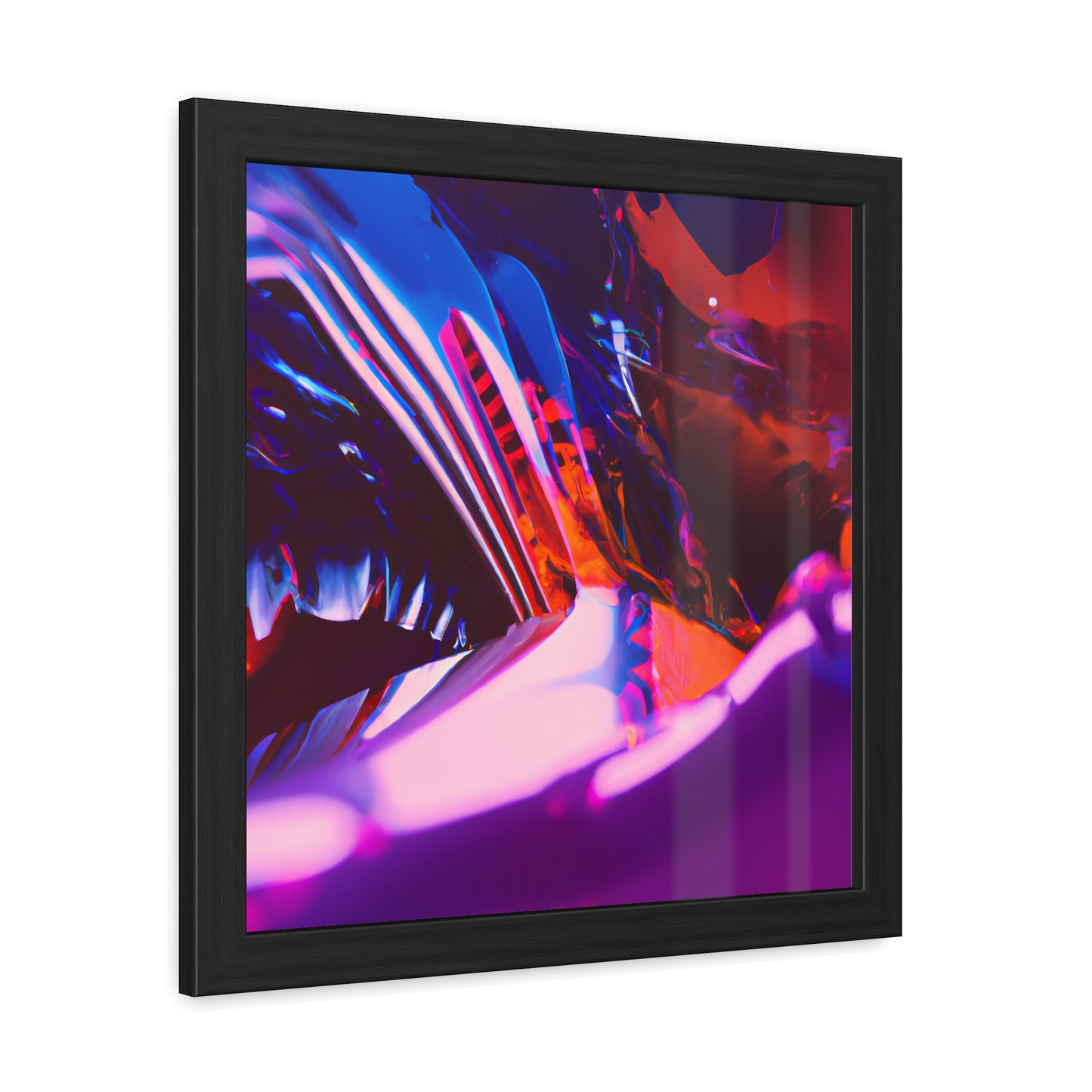 Neon Nexus 14 - on Framed Print