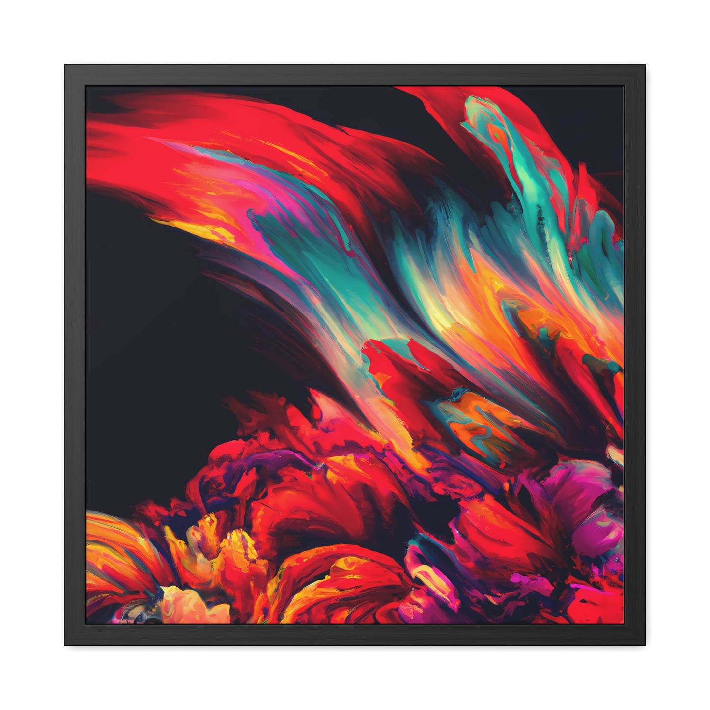 Fabstract 123 - on Framed Print