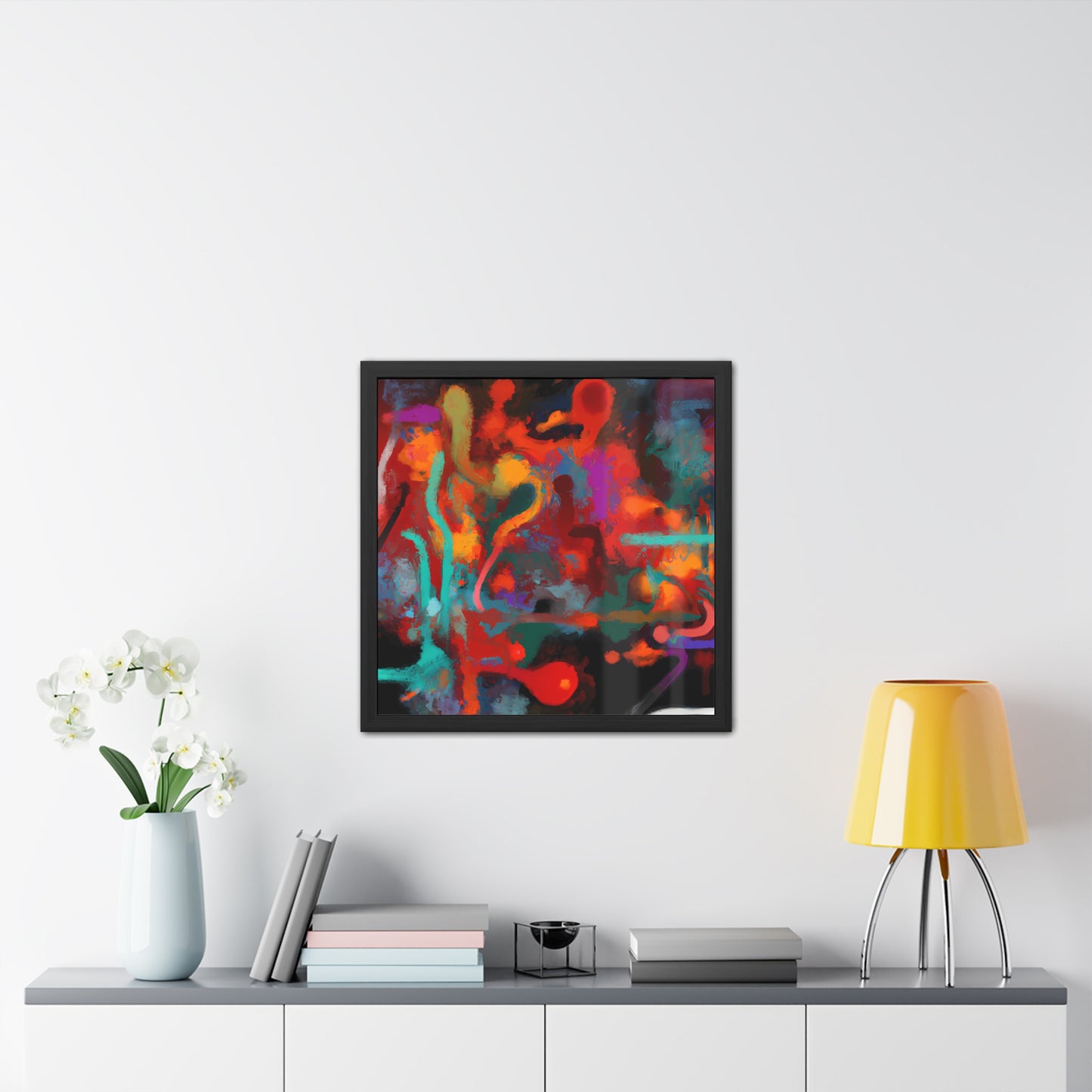 Fabstract 80 - on Framed Print