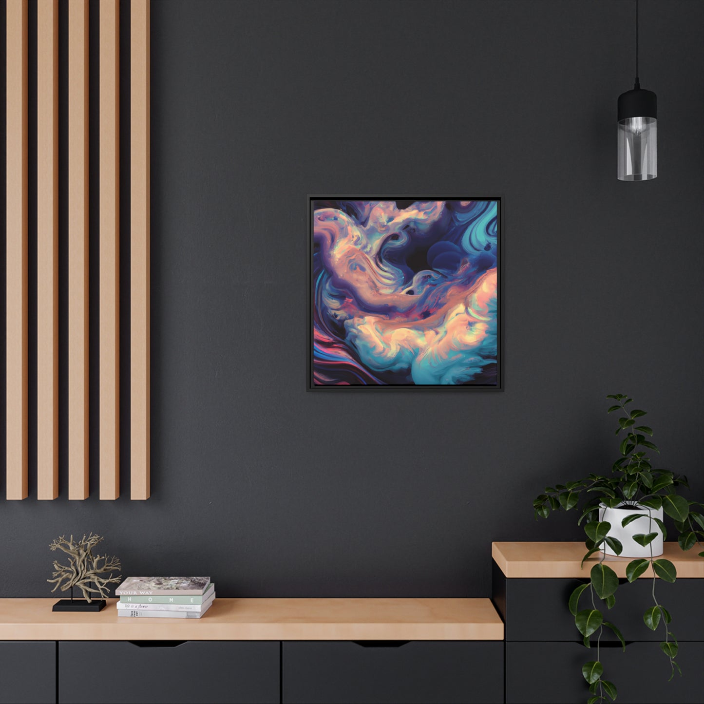 Quantum Euphoria 9 - on Framed Canvas