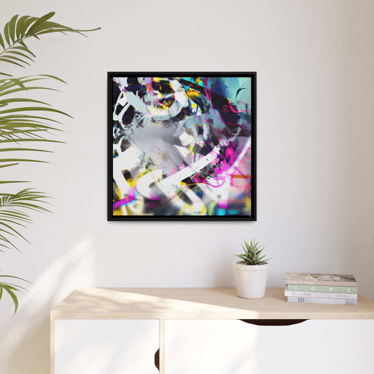 Future Graffiti 27 - on Framed Canvas