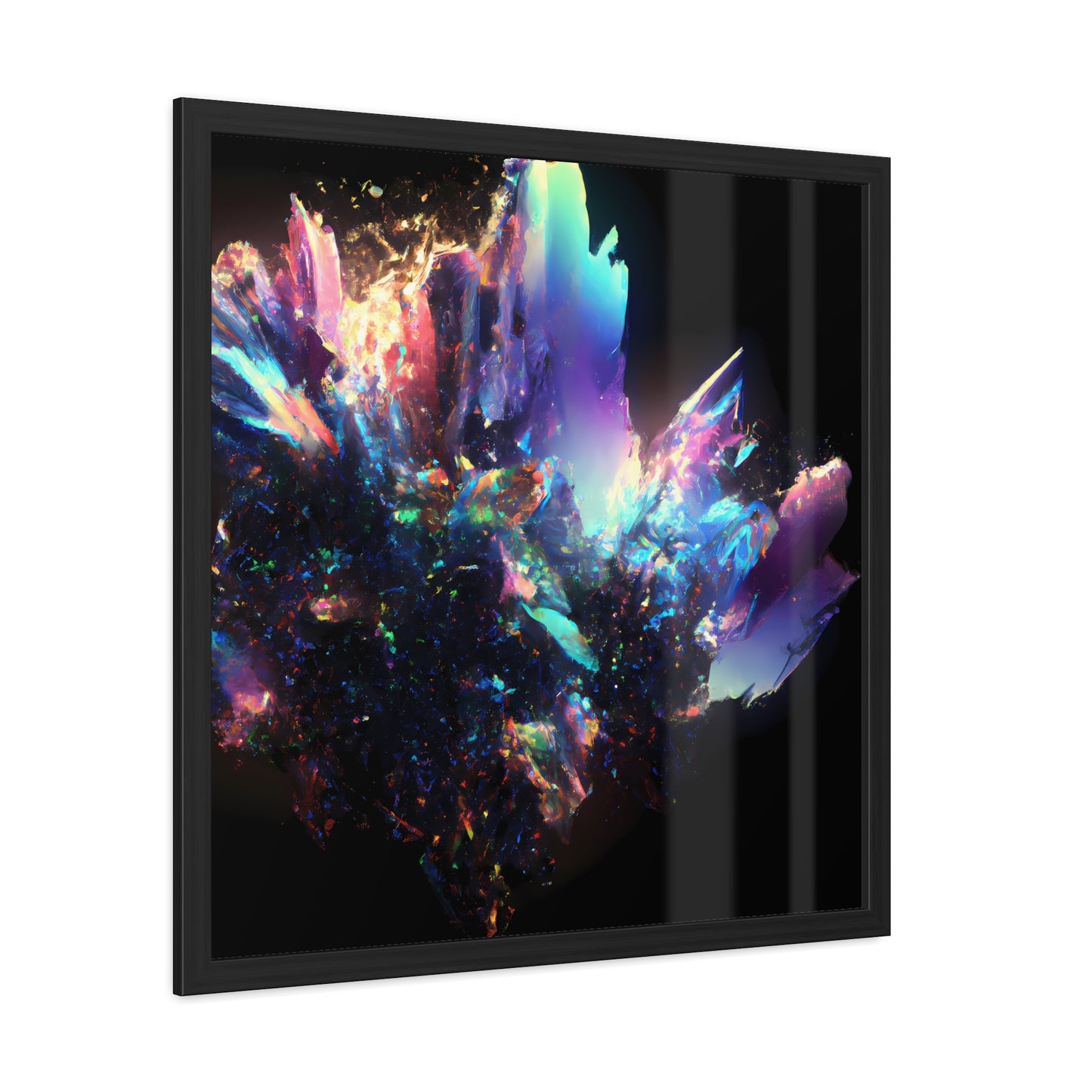 Neon Nexus 12 - on Framed Print