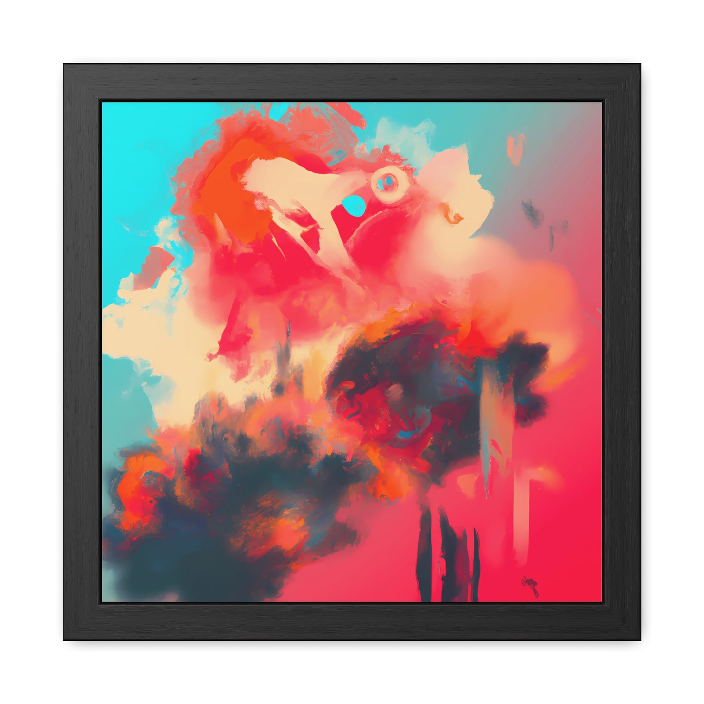 Fabstract 48 - on Framed Print