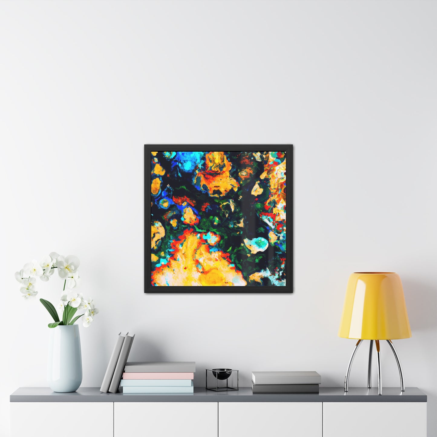 Fabstract 89 - on Framed Print