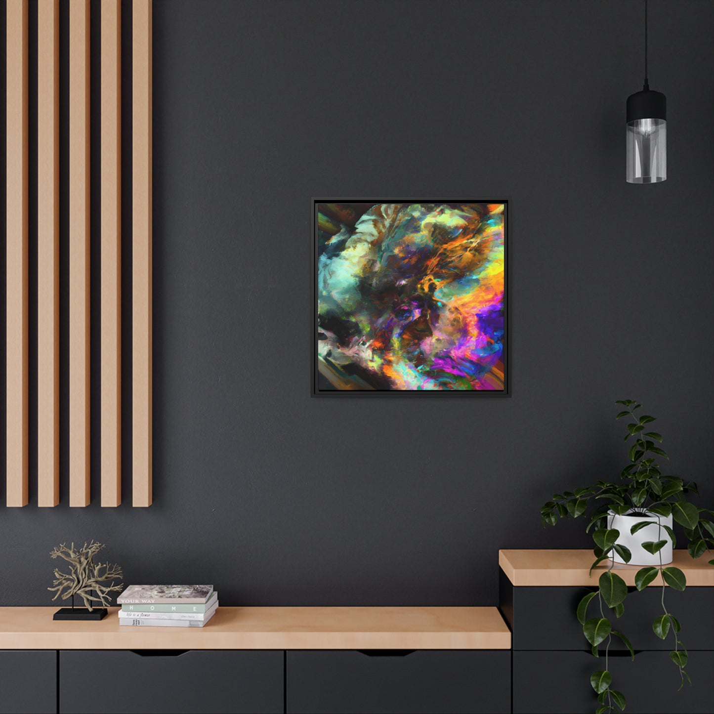 Quantum Euphoria 6 - on Framed Canvas