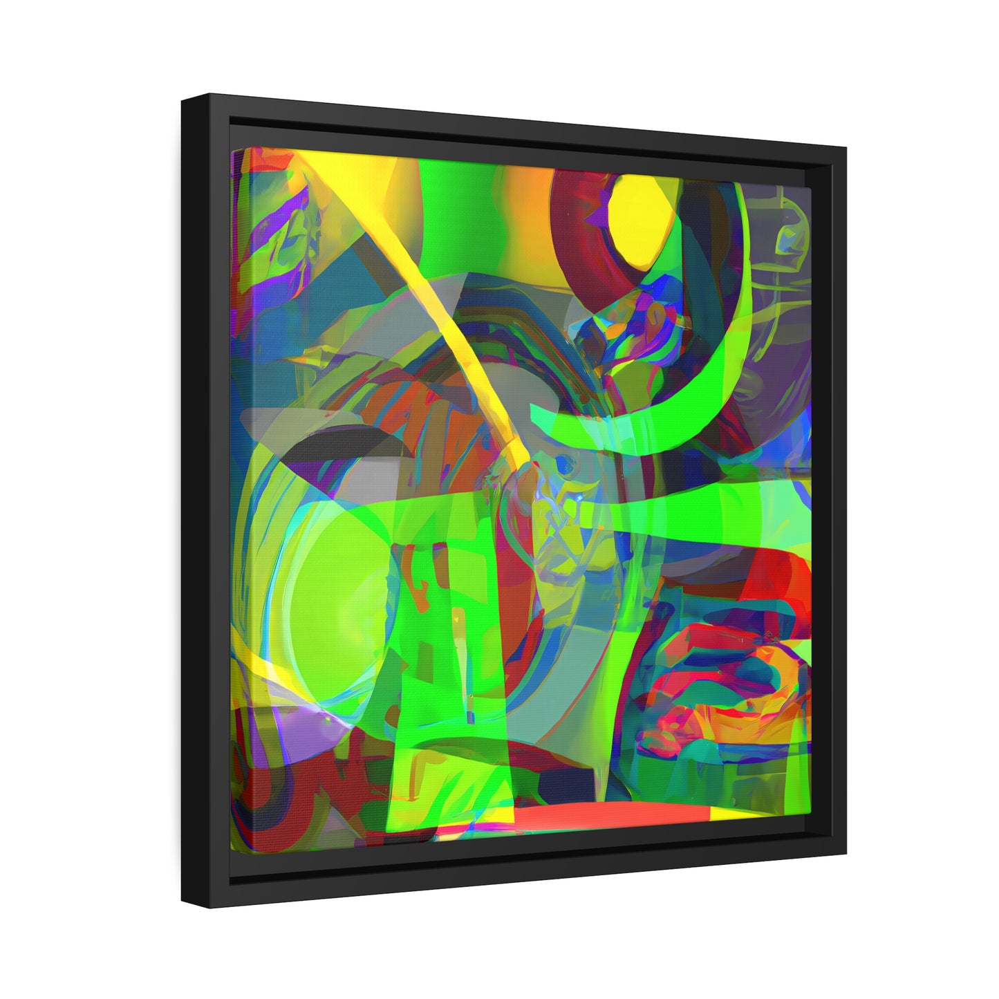 Future Graffiti 12 - on Framed Canvas