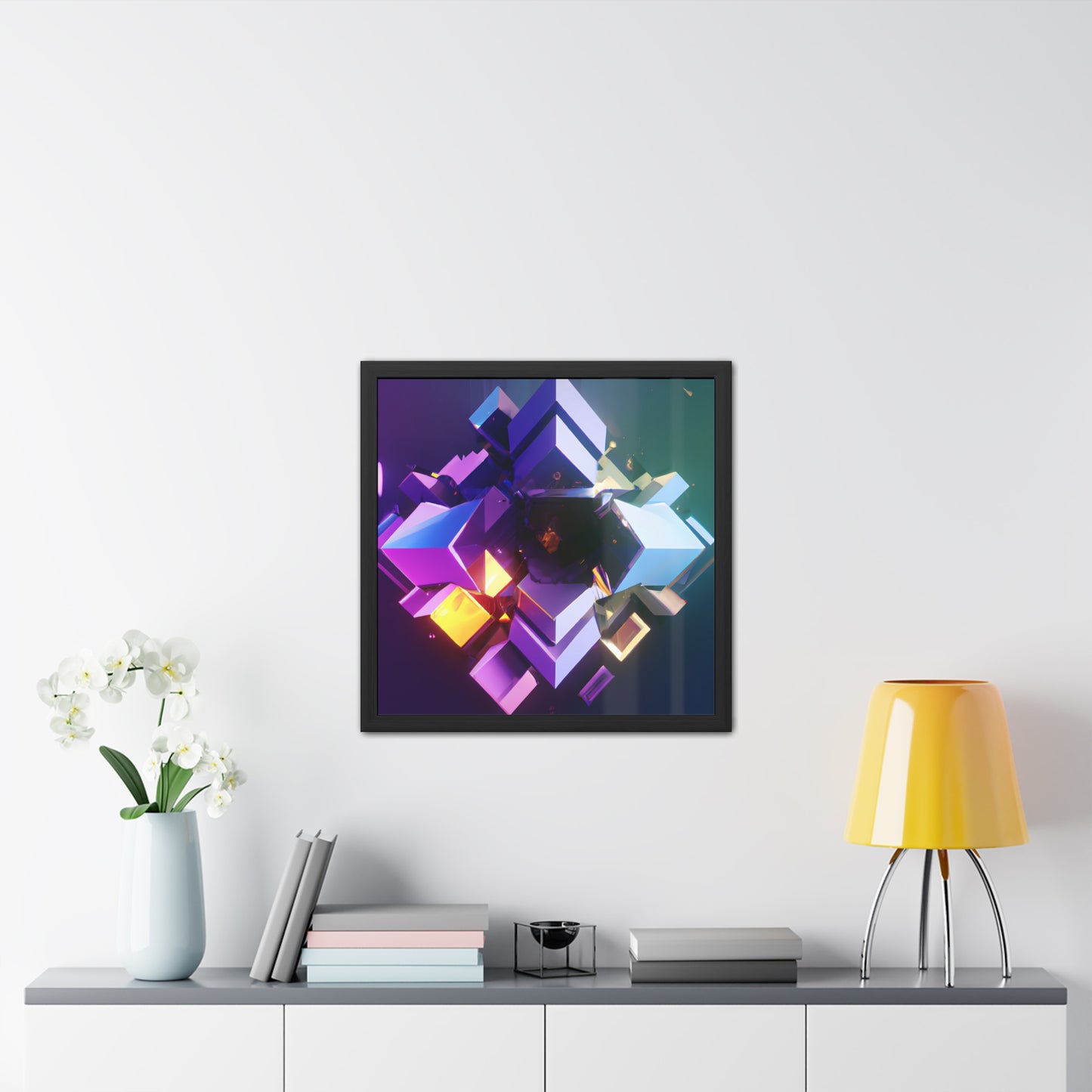 Temporal Flux 6 - on Framed Print