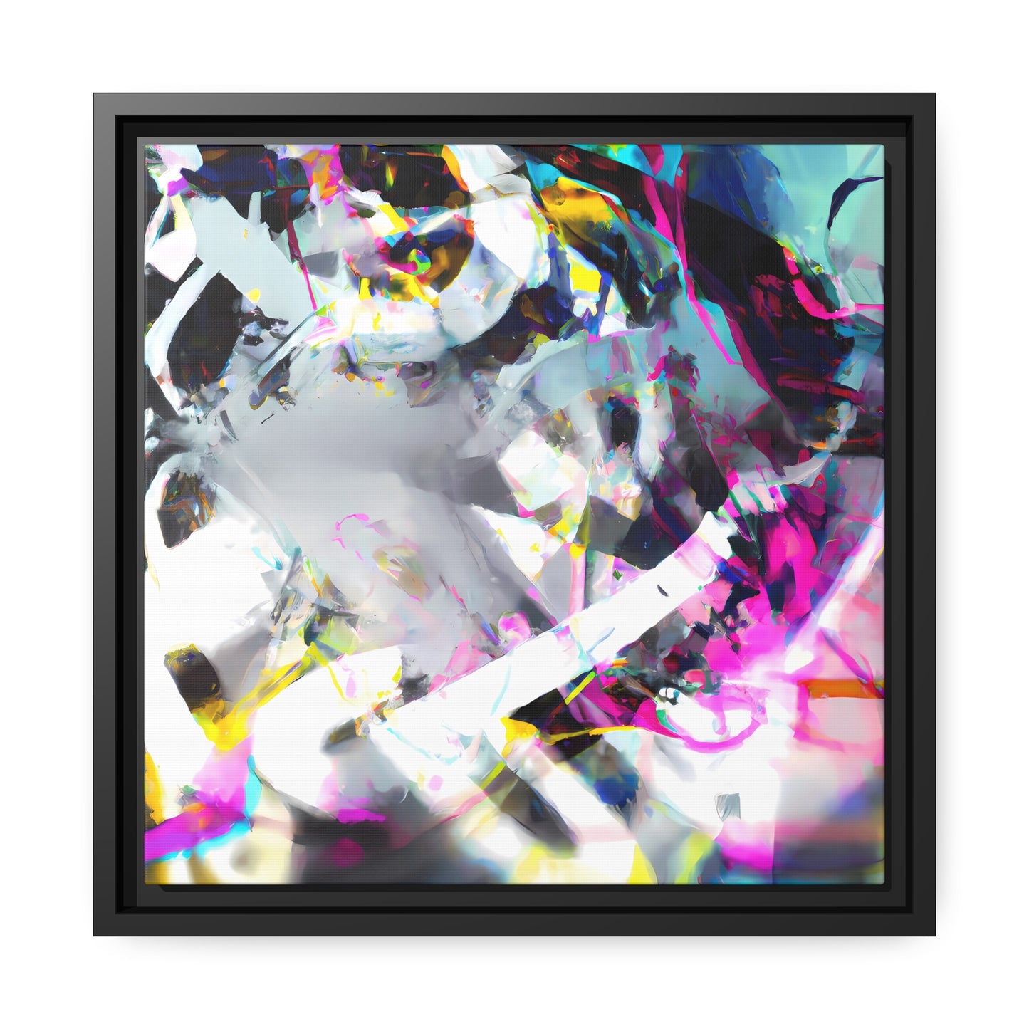 Future Graffiti 27 - on Framed Canvas