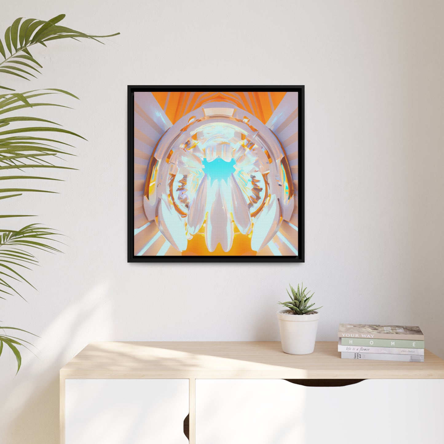 Temporal Flux 4 - on Framed Canvas