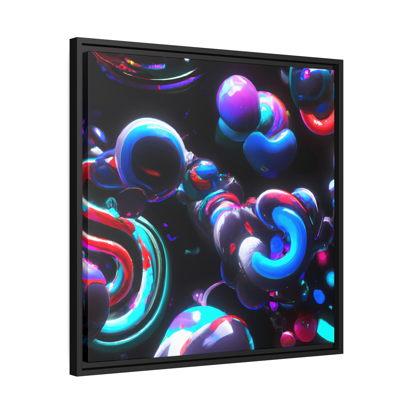 Temporal Flux 19 - on Framed Canvas