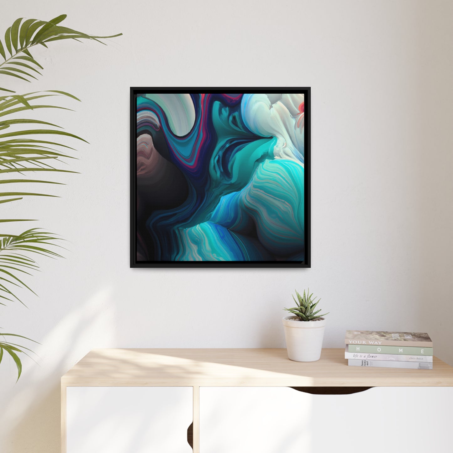 Quantum Euphoria 19 - on Framed Canvas