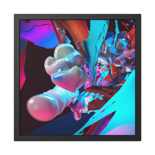 Temporal Flux 18 - on Framed Print