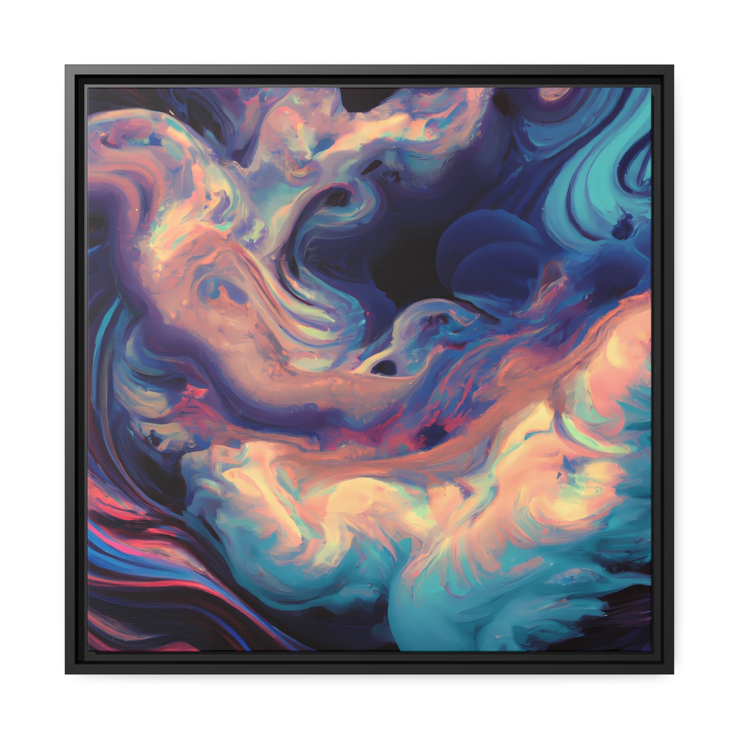 Quantum Euphoria 9 - on Framed Canvas