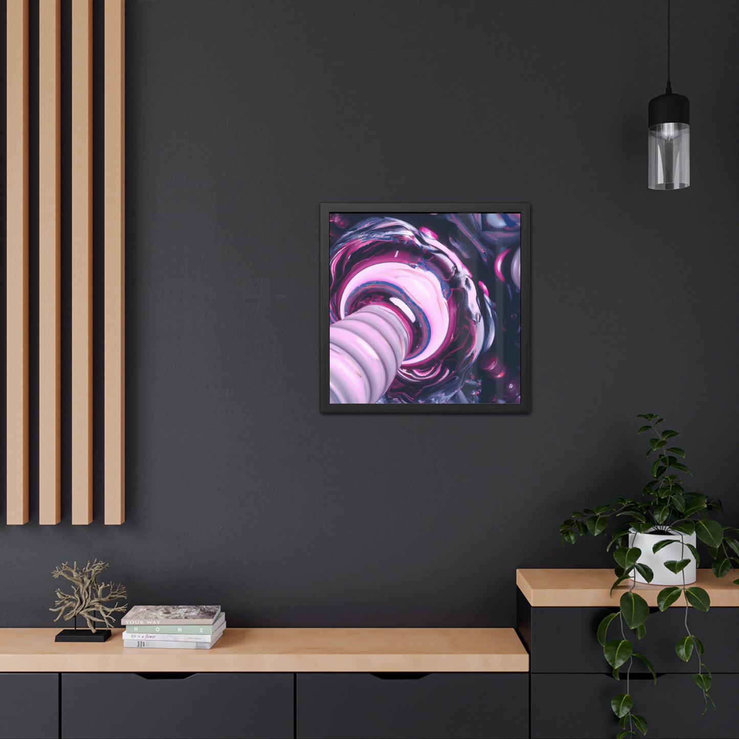 Temporal Flux 10 - on Framed Print