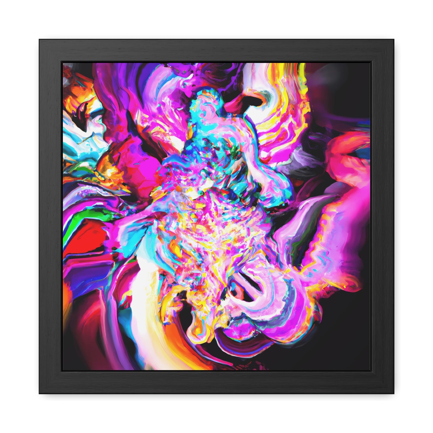 Fabstract 121 - on Framed Print