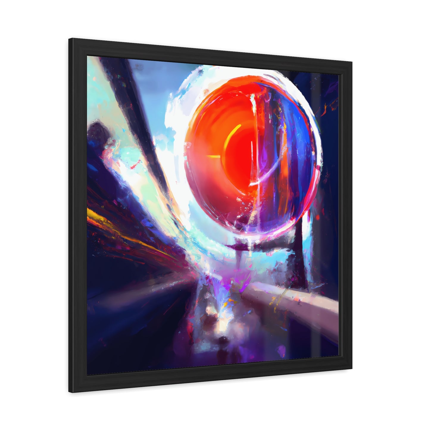 Fabstract 1 - on Framed Print