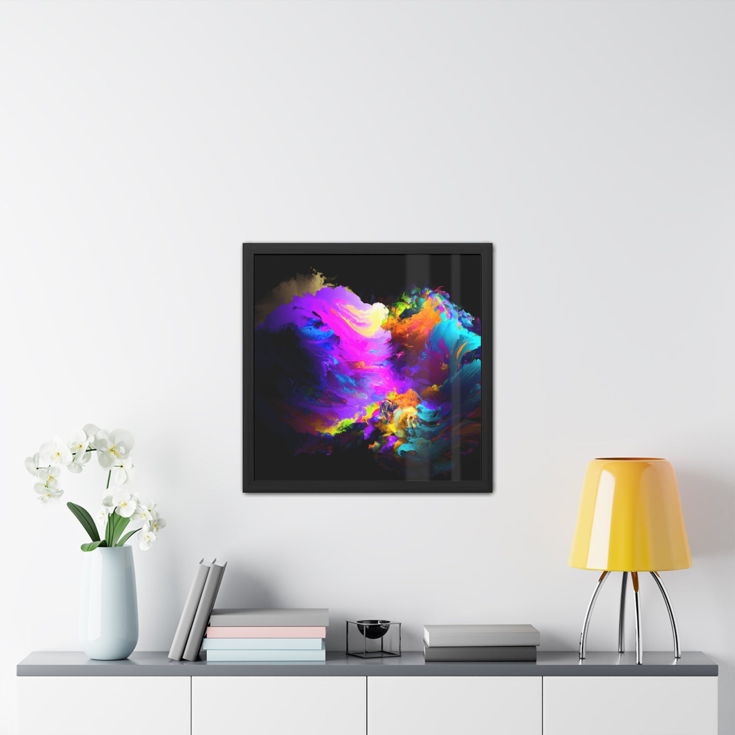 Fabstract 18 - on Framed Print